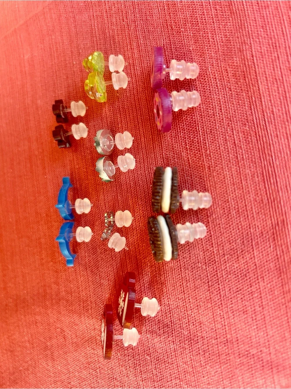 Kids Colorful Novelty Stud Earring Set